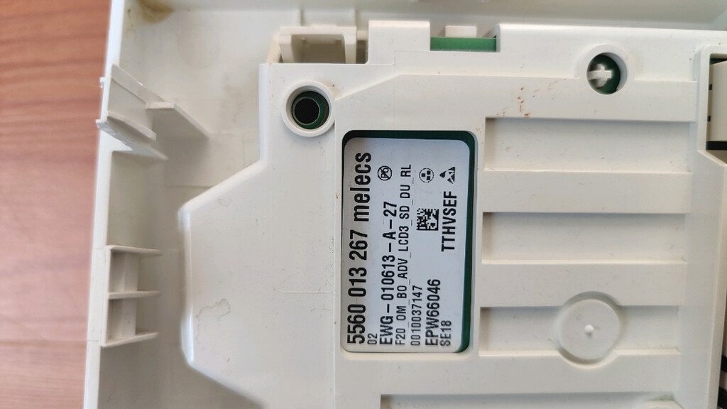 bosh logixx 9 çamaşır makinesi kontrol paneli - 3