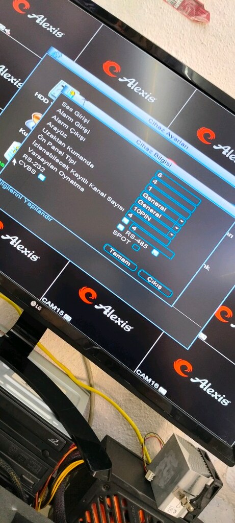 DVR GÜVENLİK KAYIT CİHAZI 16 KANAL - 8