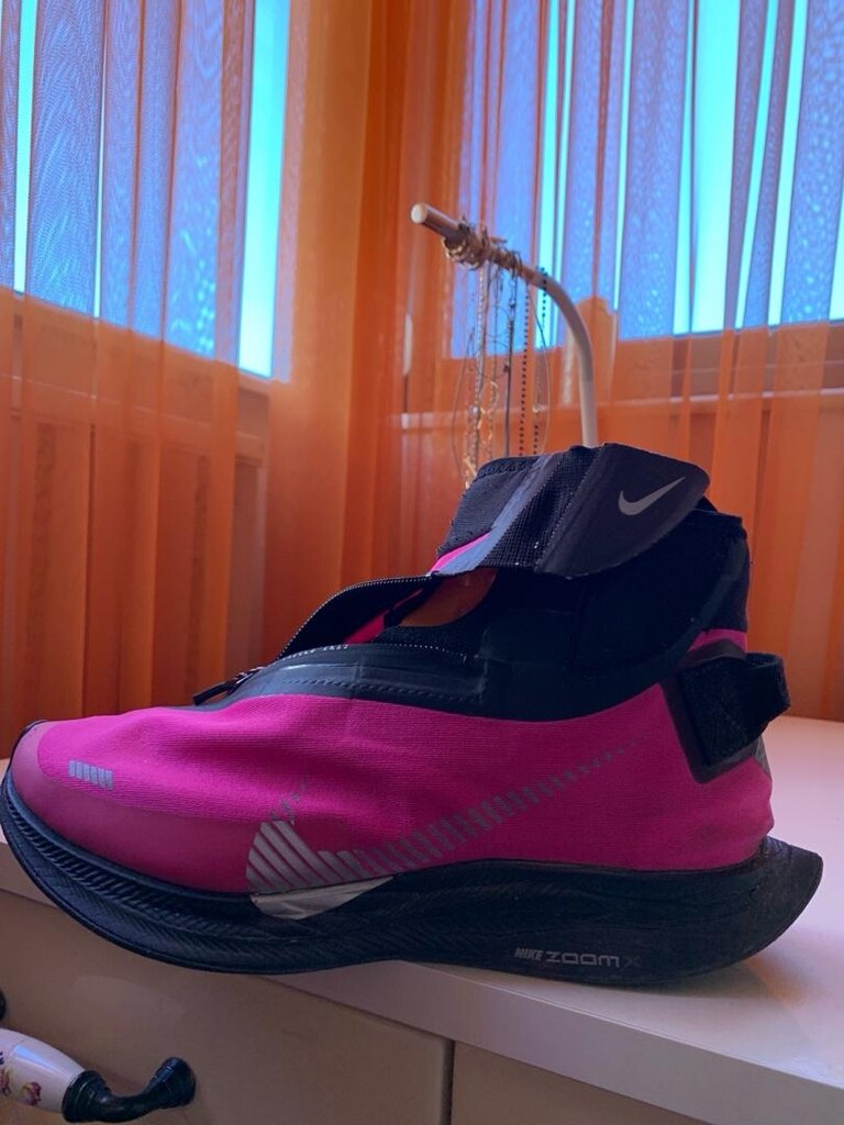 nike fusya turuncu spor ayakkabi - 2