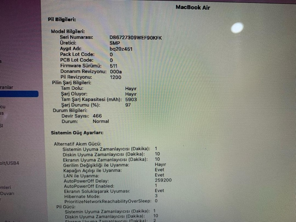 MacBook Air 2017 i5 8 Ram 256 Ssd 13 inç - 7