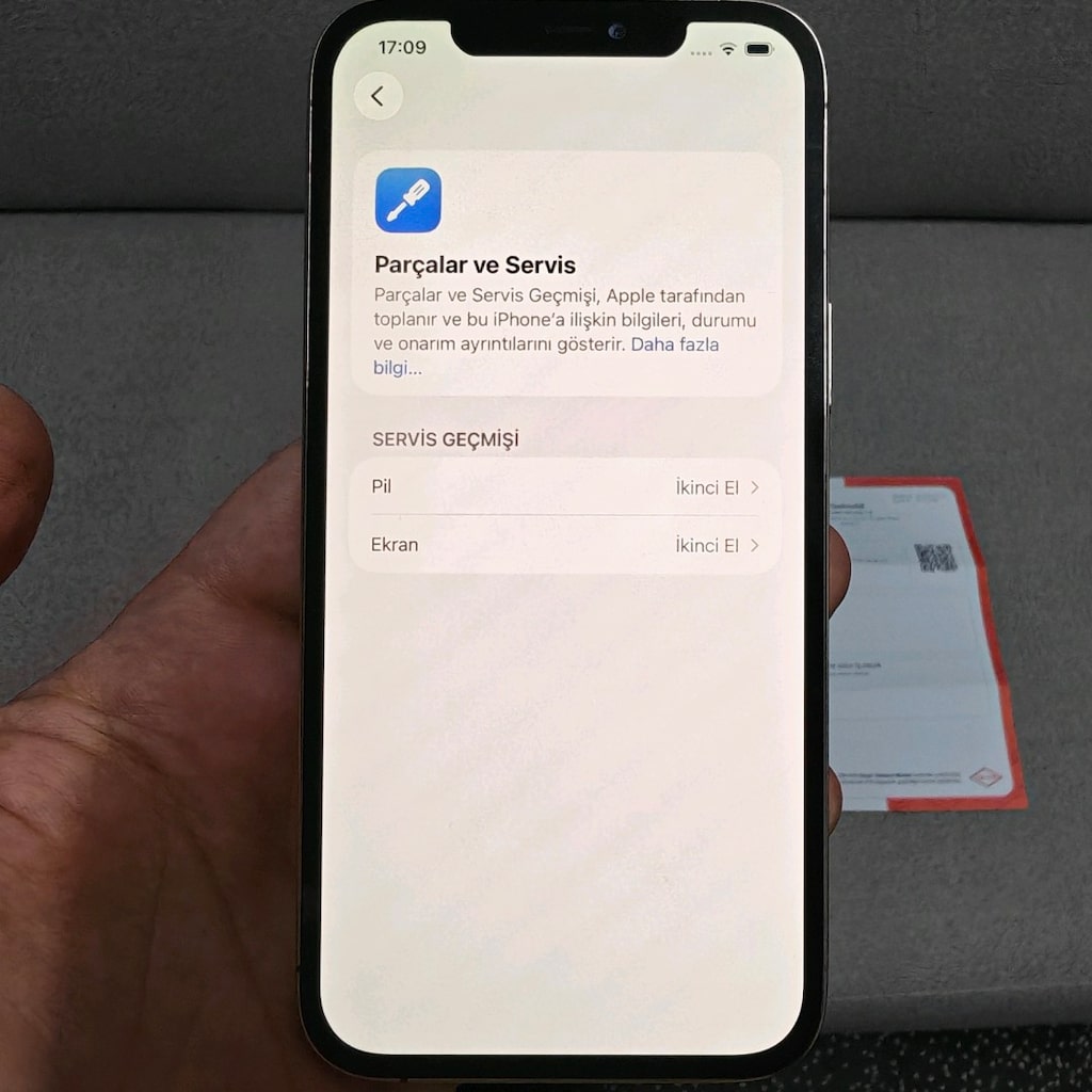 iPhone 12 Pro Max 128 pil 100 11 ay garantili faturalı - 8