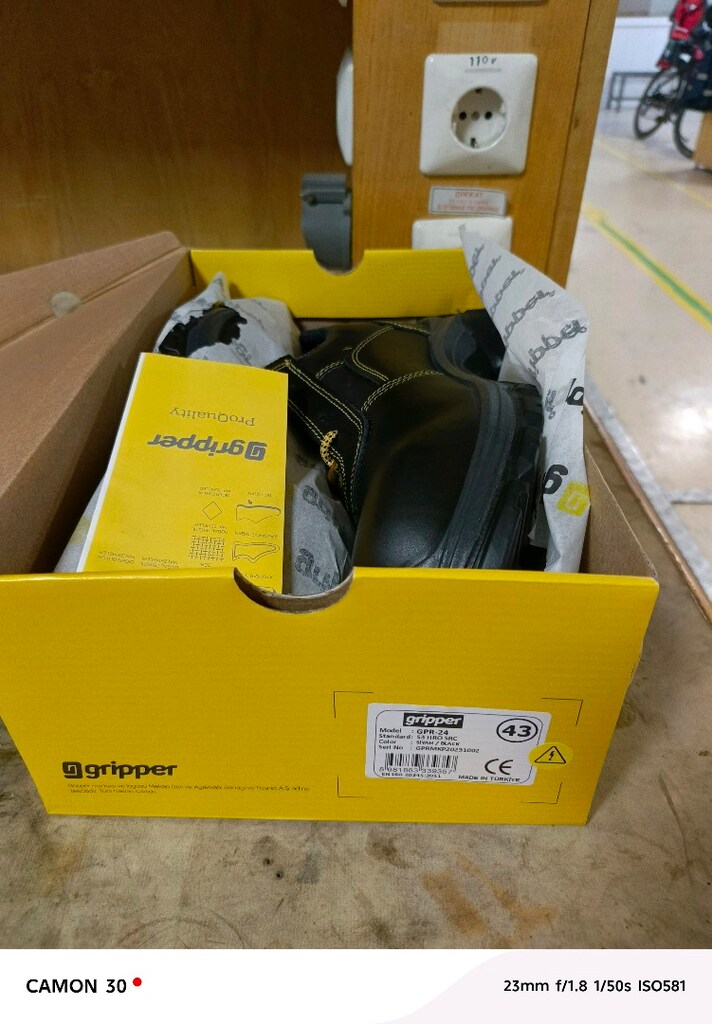 gripper s3 elektrikçi iş ayakkabısı
