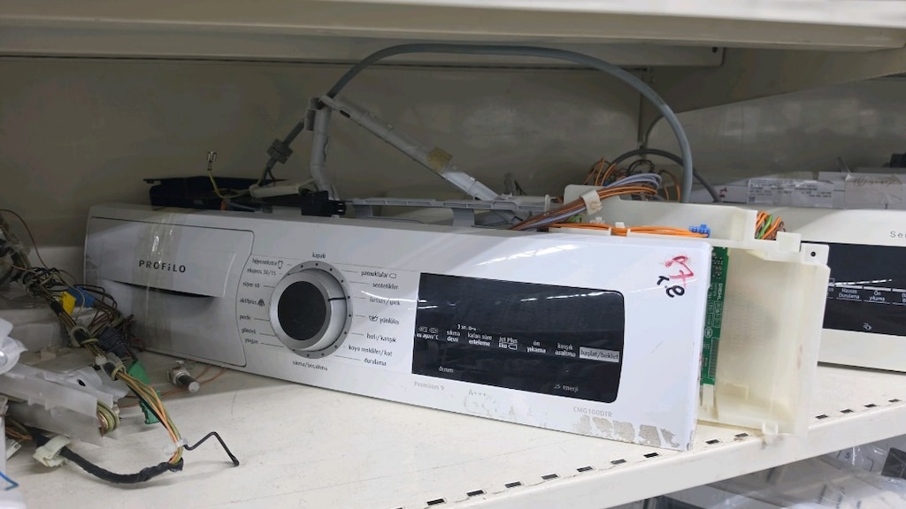 Samsung WF90F5E0W2W EcoBubble 9 kg Çamaşır Makinesi Ön Panel Kartı ve - 10