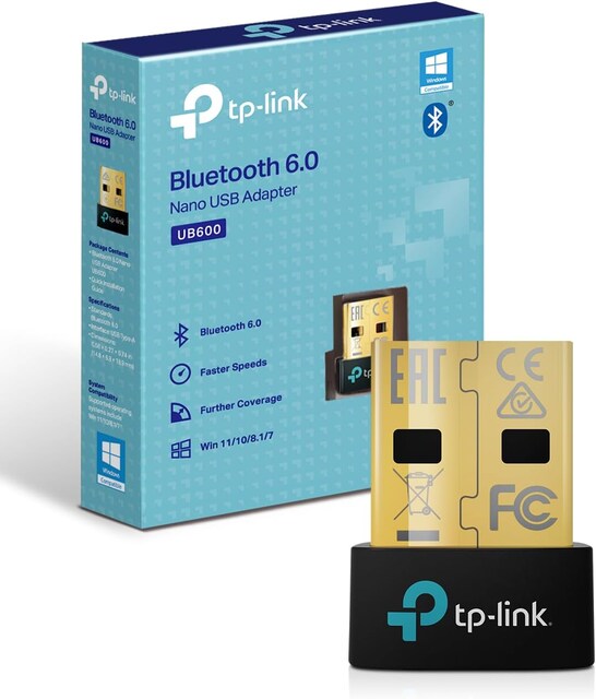 TP-Link USB Bluetooth 6.0 Nano Kablosuz Alıcı BT v6.0 PC Dongle