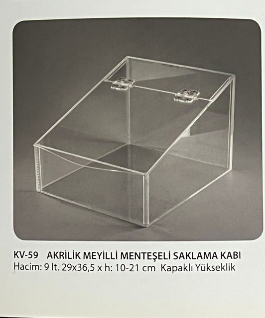 SAKLAMA KABI (AKRİLİK MENTEŞELİ)