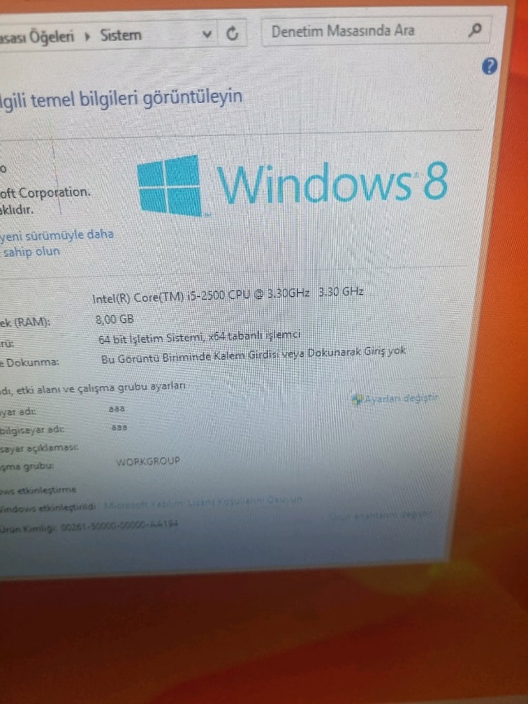 satılık asus 1155 pin anakart i5 2500 işlemci 8 gb rem - 3