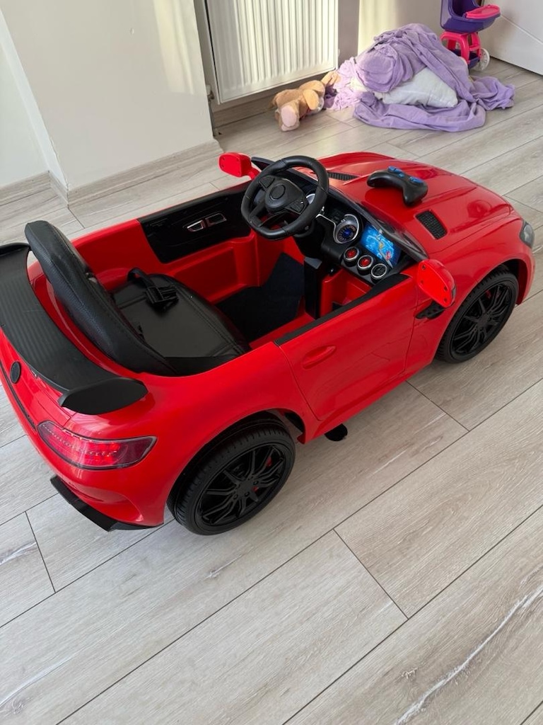 12 V Mercedes kumandalı akülü çocuk arabası - 4