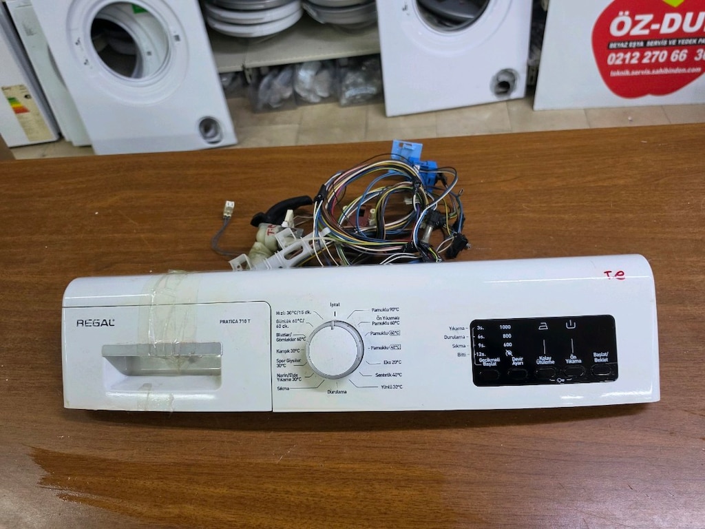 Regal Pratica 710 T Çamaşır Makinesi Ön Panel, Kart ve Kablo Tesisatı - 6