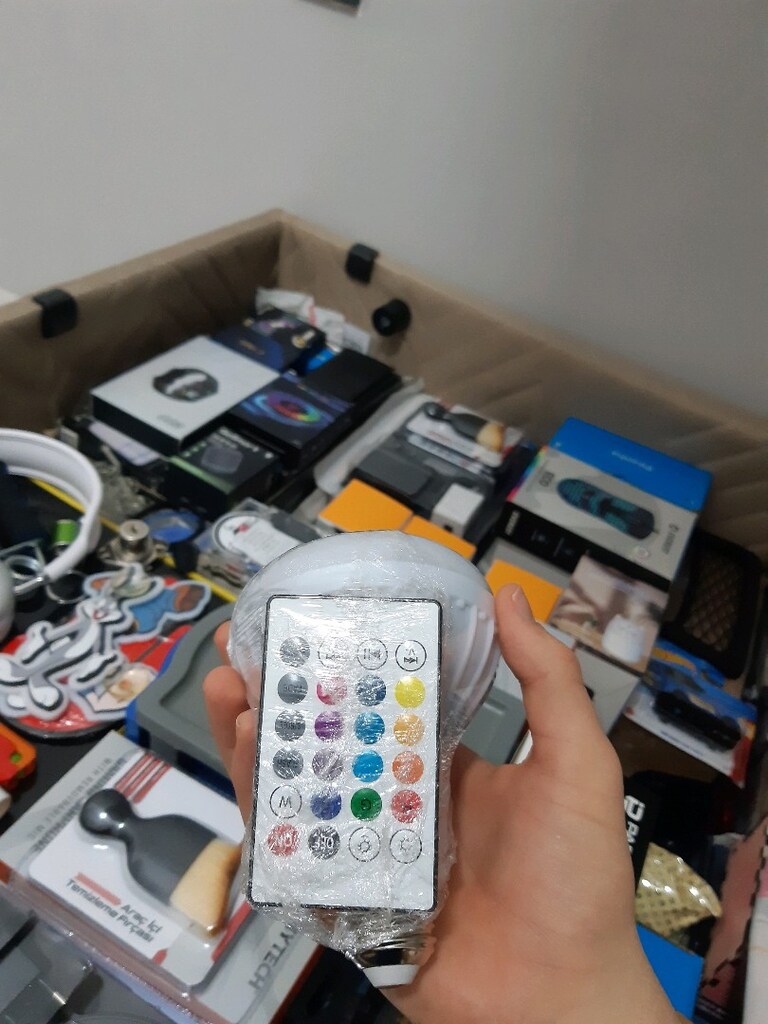 evinde avize tak hem ses bombası olsun bluetooth hem kumandalı ışık - 5