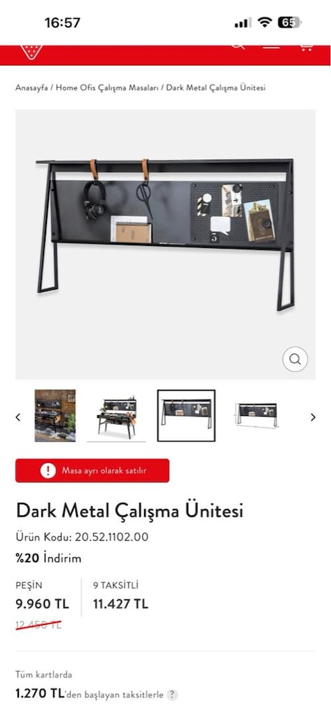 çilek çalışma masası ve ünitesi - 9