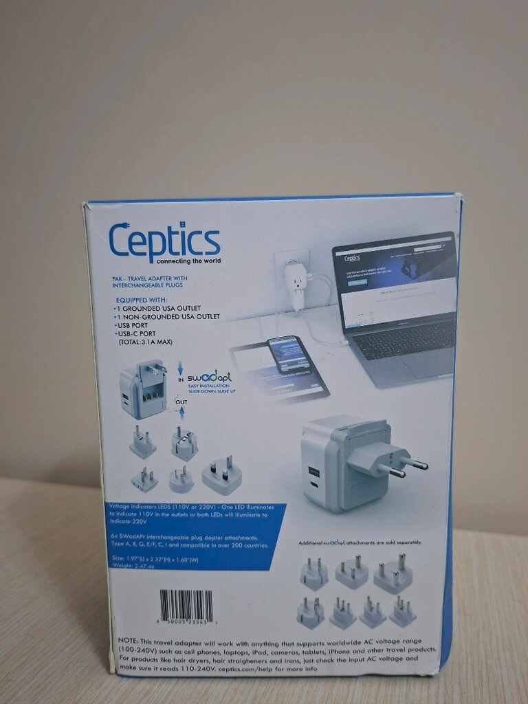 Ceptips Seyehat Adaptör Takımı - 2