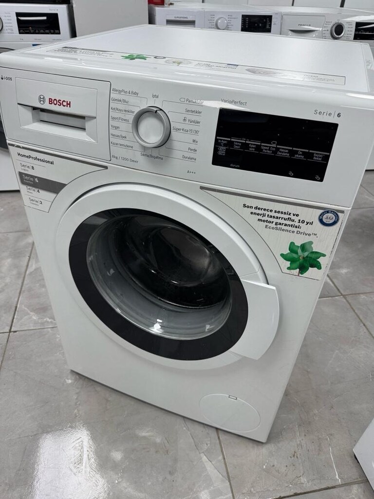 Bosch 8 Kg A+++ Enerji İNVERTIR Çamaşır makinesi ADRESE ÜCRETSİZ TESLİ - 10