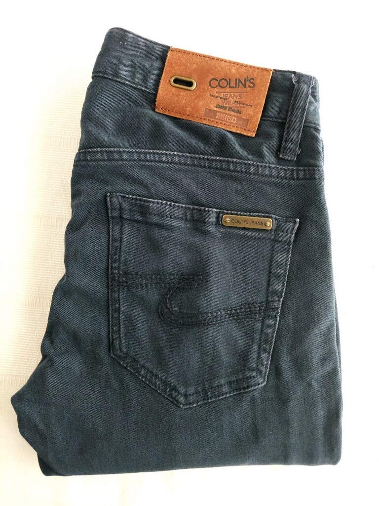 Colins erkek koyu lacivert Jean pantolon