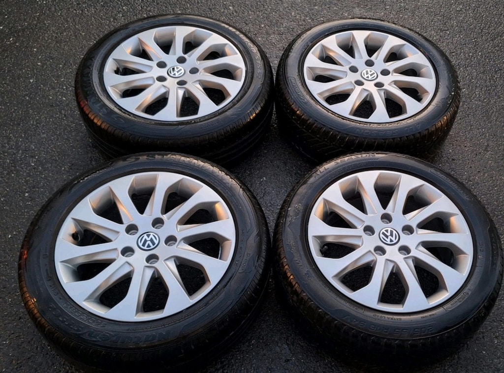 205 55 16//5X112 ORİJİNAL AUDİ PASSAT JETTA SEAT SKODA T4 CADDY GOLF - 5