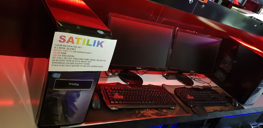 İ5 12GB RAM 128SSD 1050Tİ 22 LED MONİTÖR TAKIM BİLGİSAYAR - 4