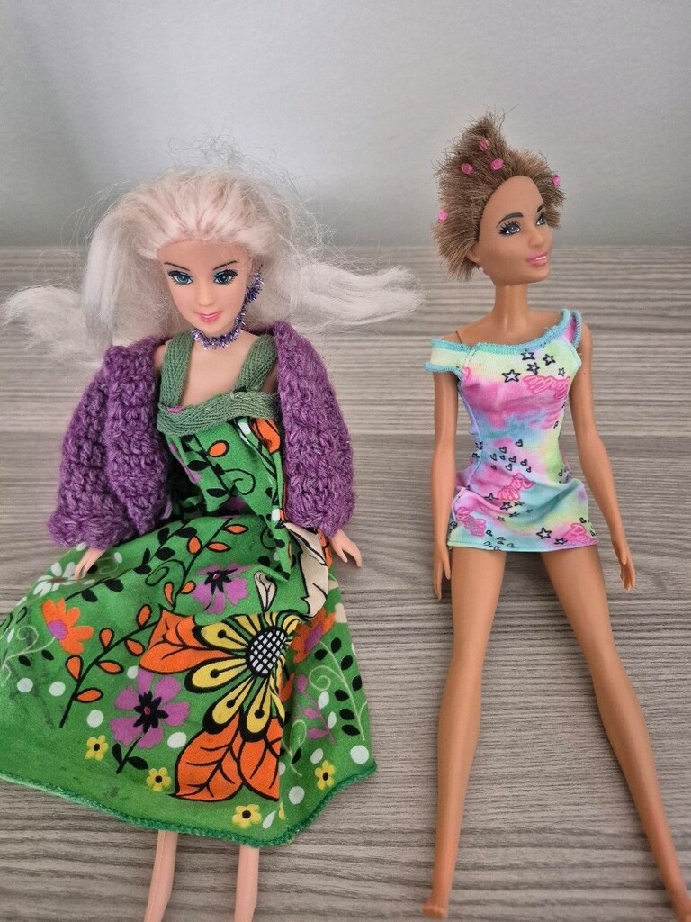 2 adet barbie bebek - 2