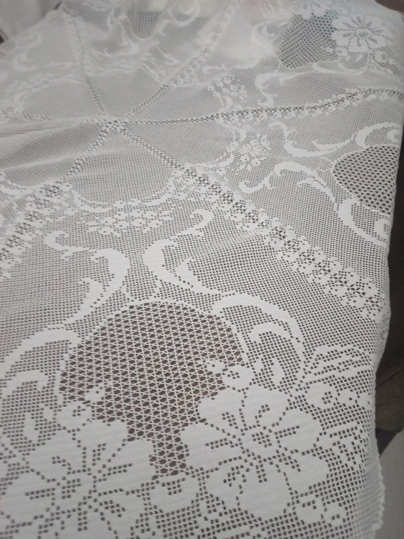 SİFİR DANTEL YUVARLAK MASA ORTUSU 140 cm - 6