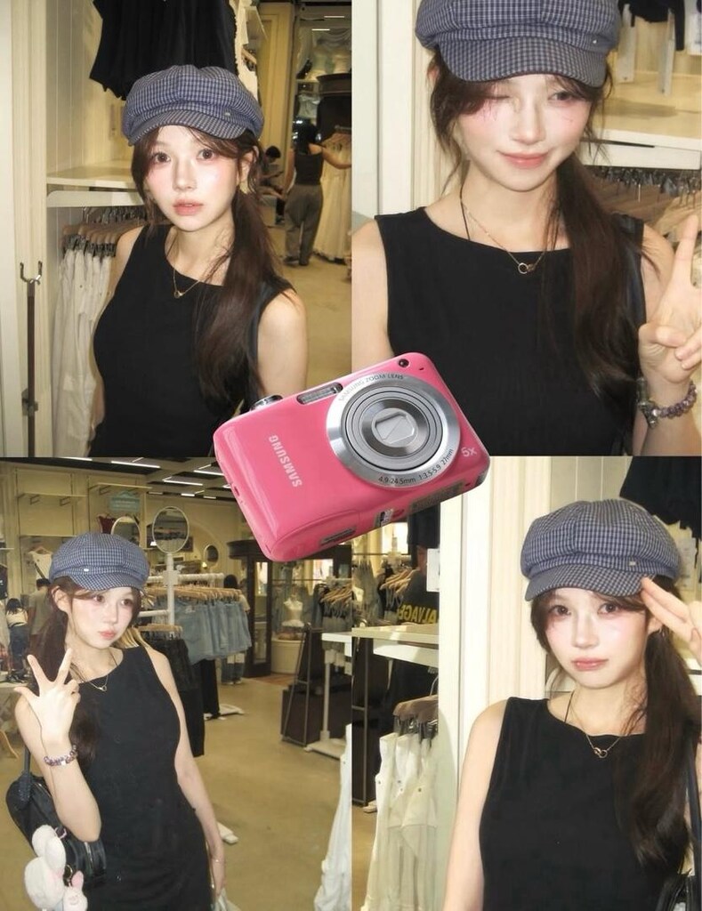 Samsung Pembe Dijital Fotoğraf Makinesi - 6