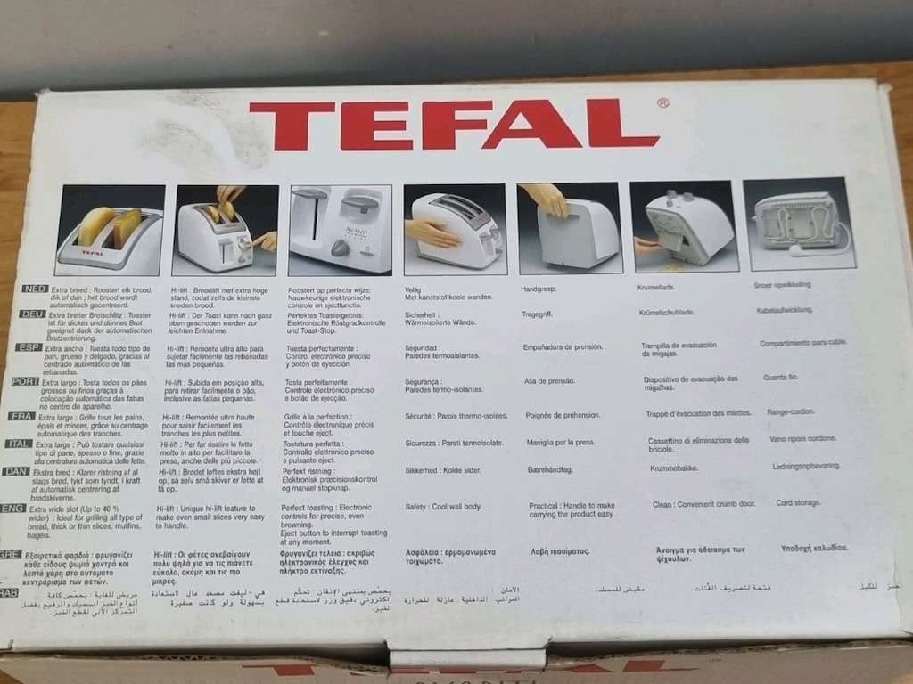 Tefal {Avanti 950 W 5 Programlı Ekmek Kızartma Makinesi} - 8