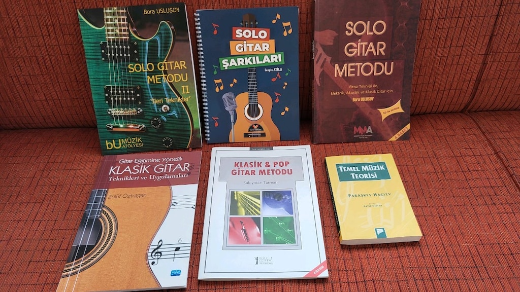 Gitar Kitapları ve Müzik Teorisi Kitabı