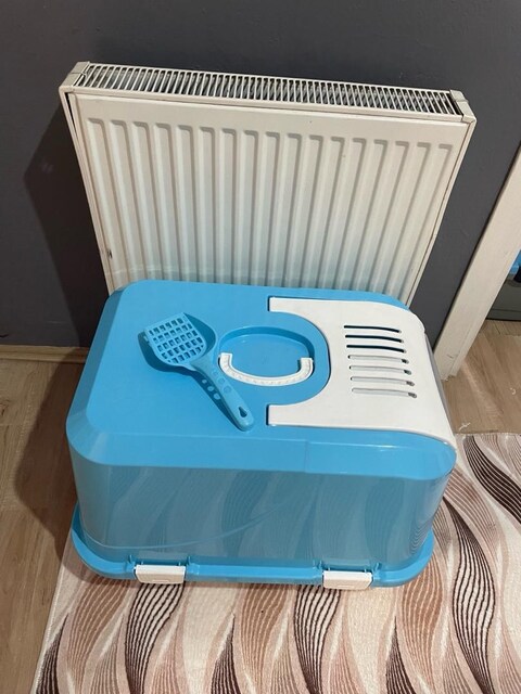 kedi köpek kapalı tuvalet sepeti