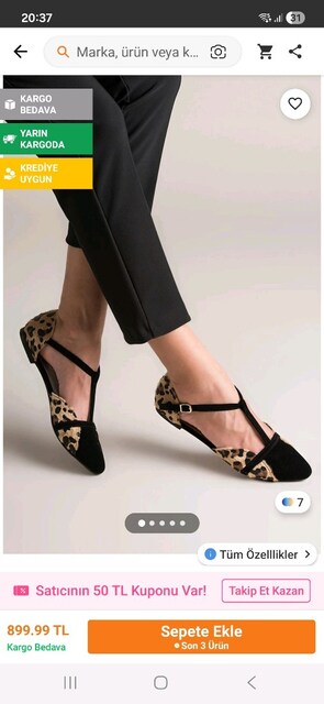leopar desenli siyah 38 numara
