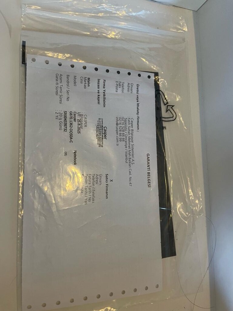 casper excalibur g870 32gb Rtx5050 - 5