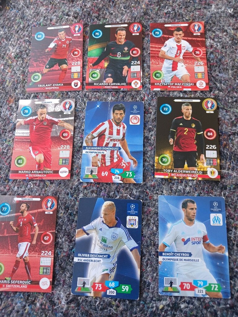 futbolcu kartları - 2
