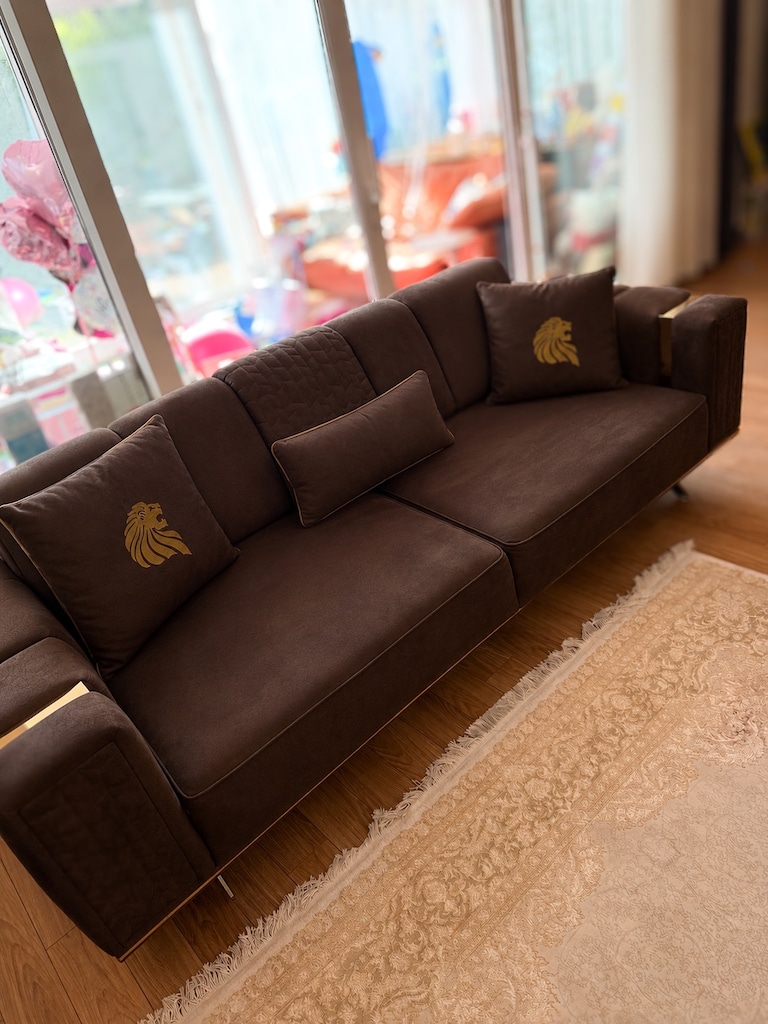 Acil Satılık Lüks Salon ve Yemek Masası Takımı (Entepe Mobilya) - 8