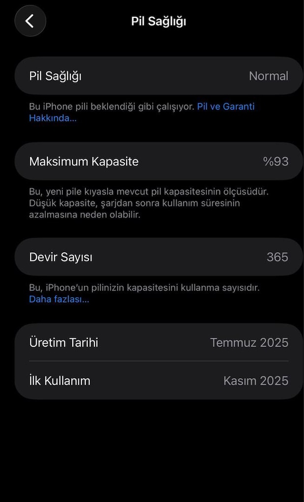 17 Pro max. yurtdışı yıl sonuna kadar açık - 5
