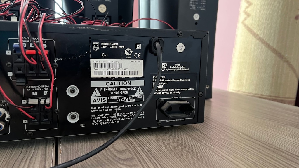 PHILIPS FR 740 SURROUND SES SİSTEMİ + DVD + 4 ADET HOPARLÖR - 14