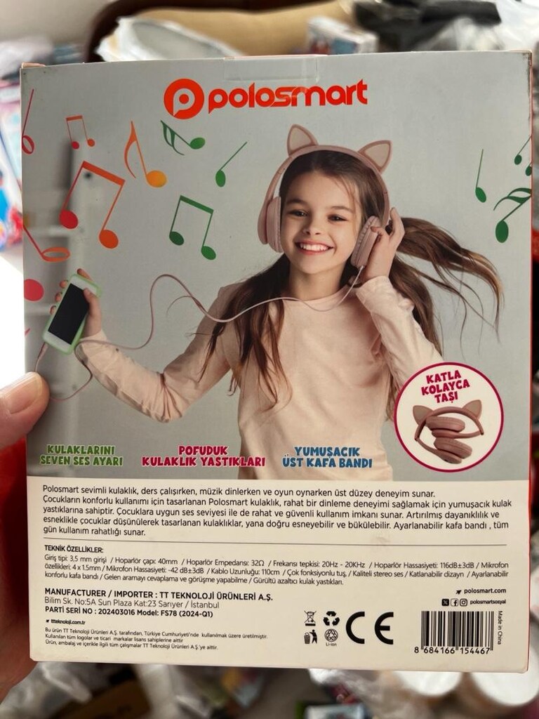 Pembe Çocuk Kulaklığı - 2