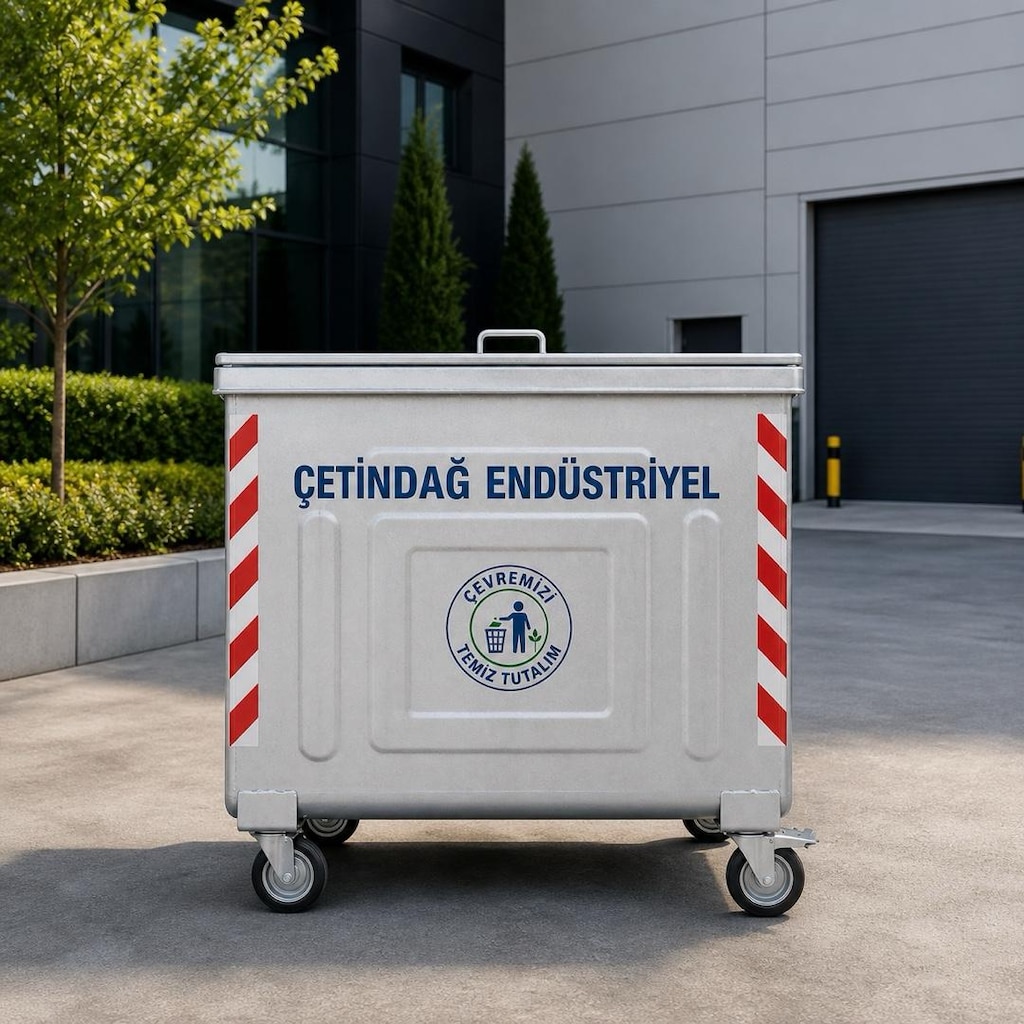 İMALATTAN 800 LİTRE ÇÖP KONTEYNERİ SİTE FABRİKA EV ÇÖP KONTEYNERİ