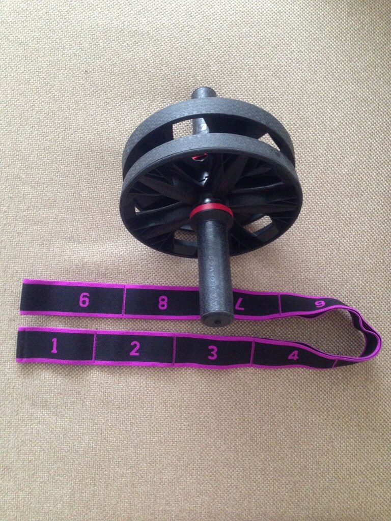 Decathlon Domyos AB Wheel Karın Kası Egzersiz Tekerleği - Direnç Bandı - 2
