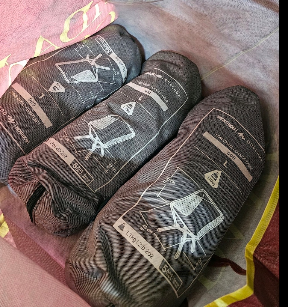 2x Quechua Katlanır Kamp Sandalyesi L MH500 - 4