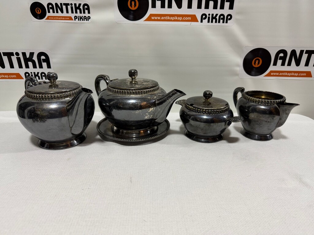 ANTİKA GÜMÜS KAPLAMA MERİDİONAL SET - 8