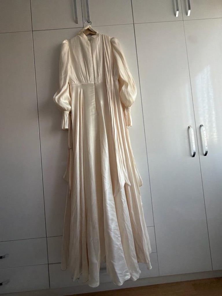 Tesettür Söz nişan nikah elbisesi - 5