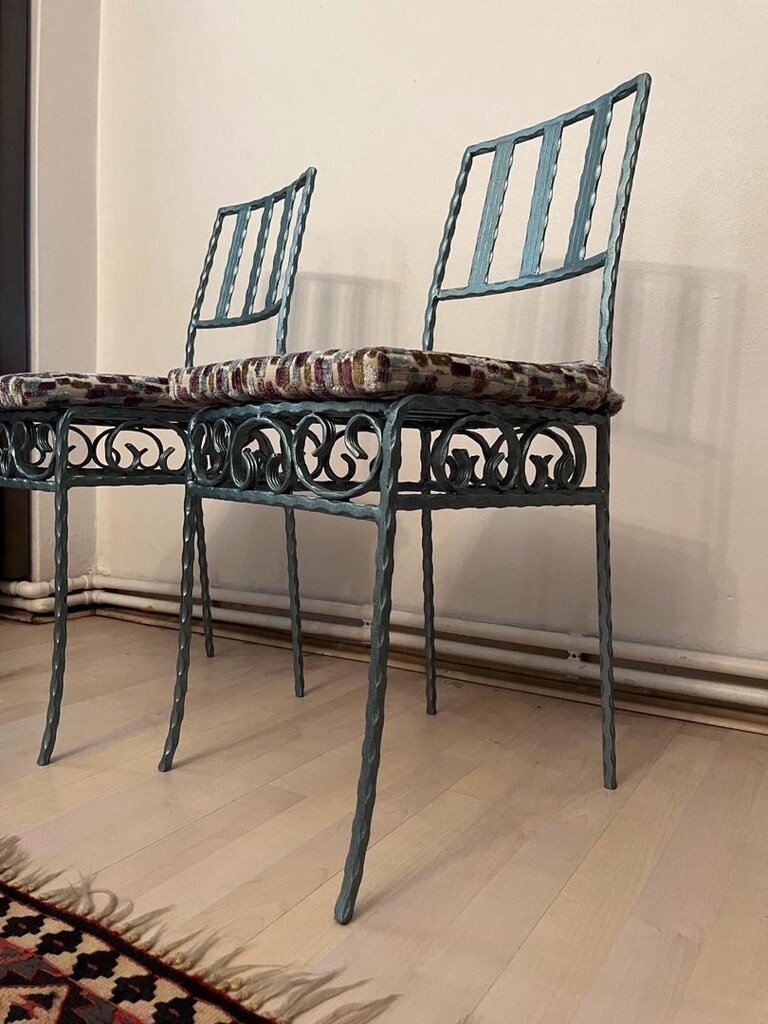 Özel Yapım Ferforje Sandalye - 7