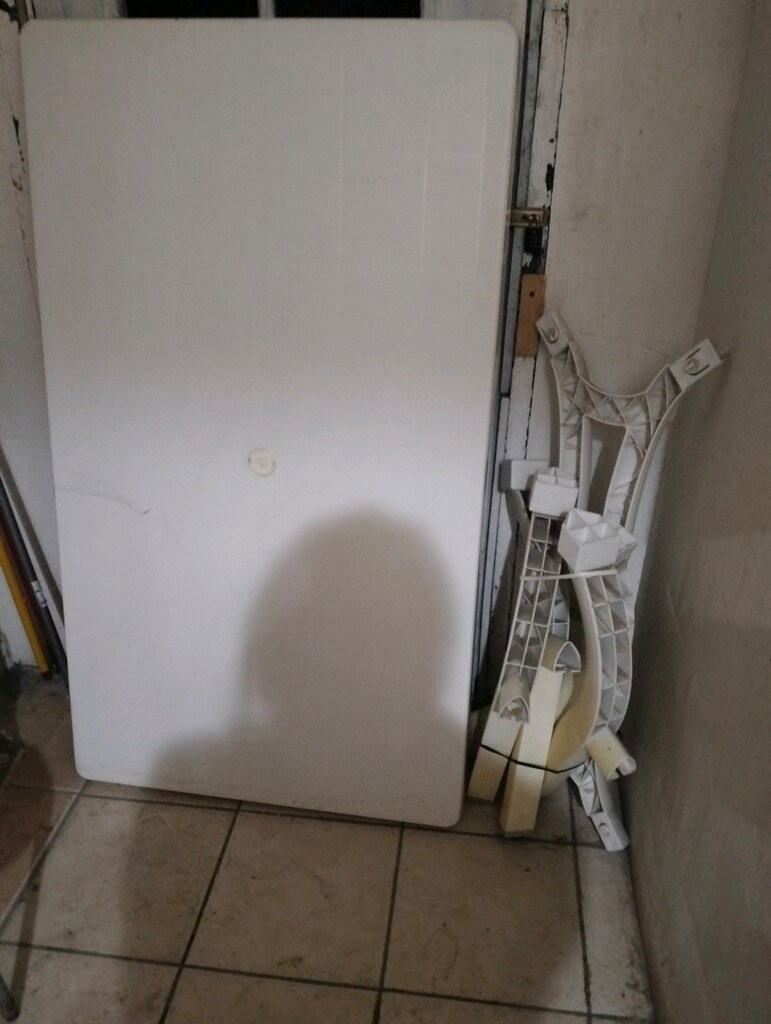 plastik yemek masası ayaklı takıyorsun ayaklarını geri çıkarabilirsini - 3