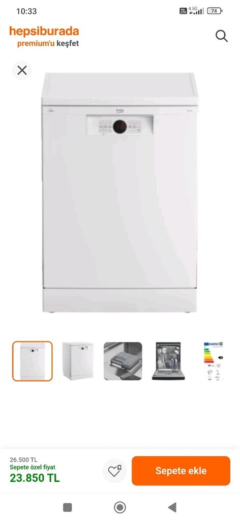 bulaşık Makinesi sıfır ayarında - 2