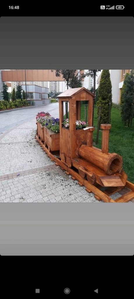AHŞAP TREN SAKSI - 2