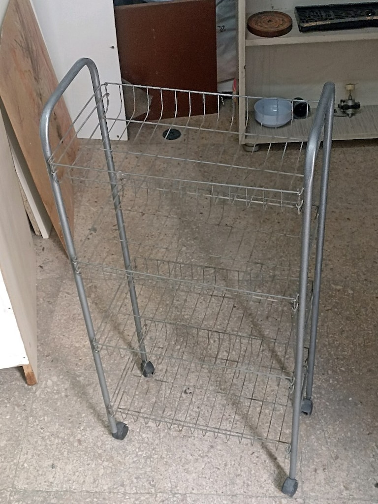 TEKERLEKLİ AYAKKABİLİK TEL METAL - 3
