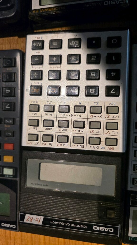 Casio bilimsel hesap makinesi, Açıklama oku - 7