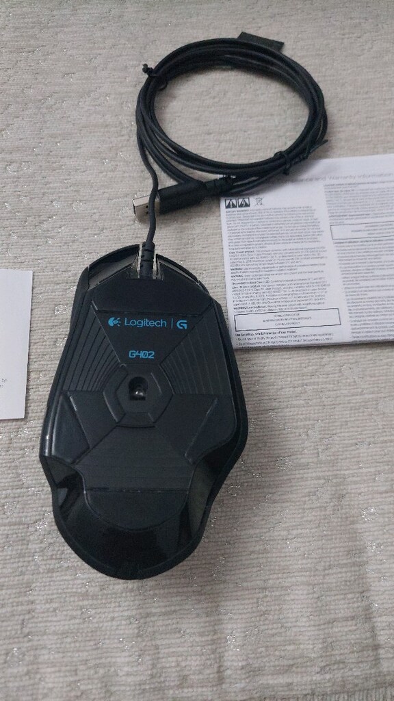 Logitech g402 hyperion fury mause - 3