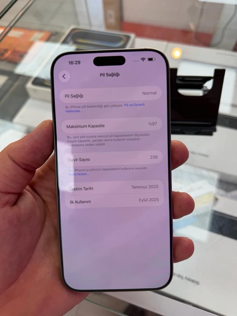 İPHONE 16 PROMAX NOKTA HATASIZ 14 AY GARANTİLİ 512 GB HAFIZA - 6