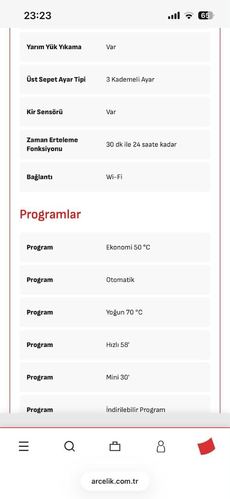 ARÇELİK 6566I BULAŞIK MAKİNESİ - 8
