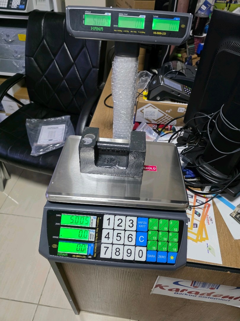30 KG boyunlu terazi akü + şarz lı sıfır ürün - 5