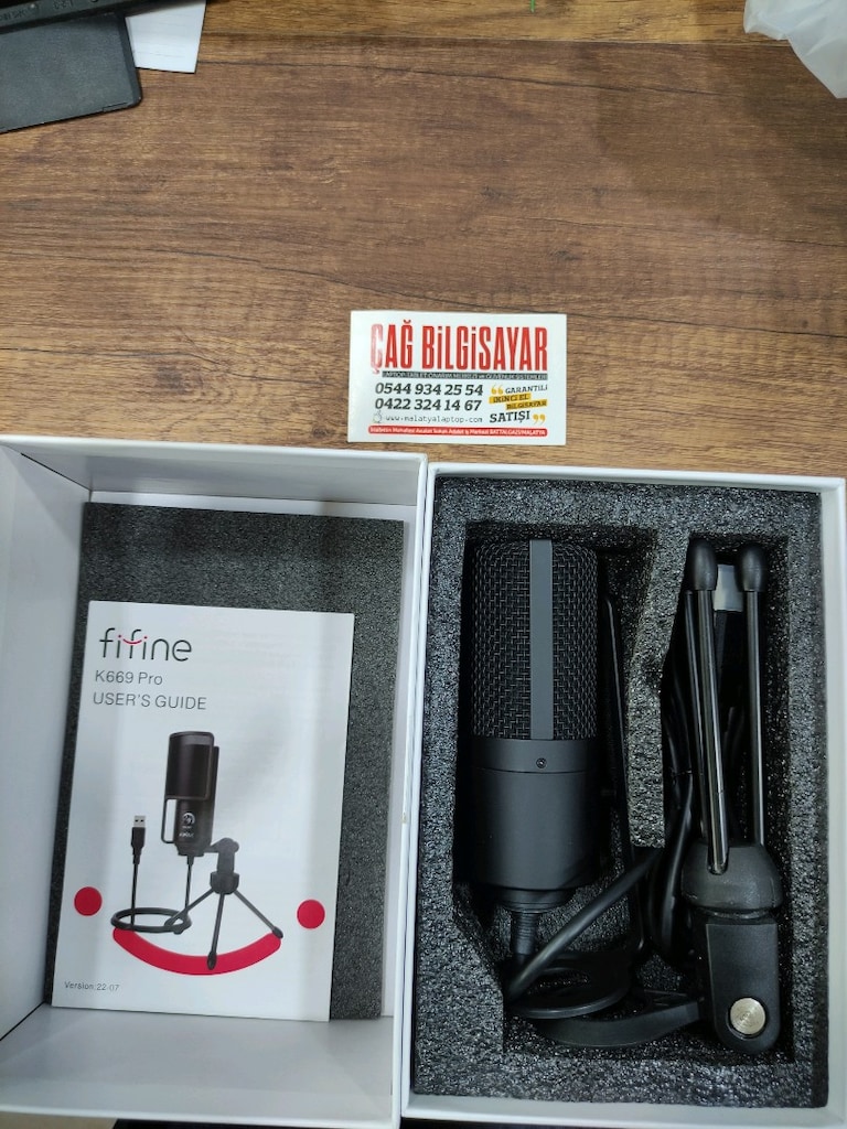 Fifine K669 Pro USB Kondenser Mikrofon - Tertemiz / Kutulu - 3