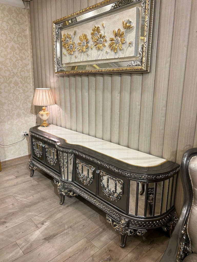 Klasik Desenli Mermer Desenli SALON TAKIMI - 3
