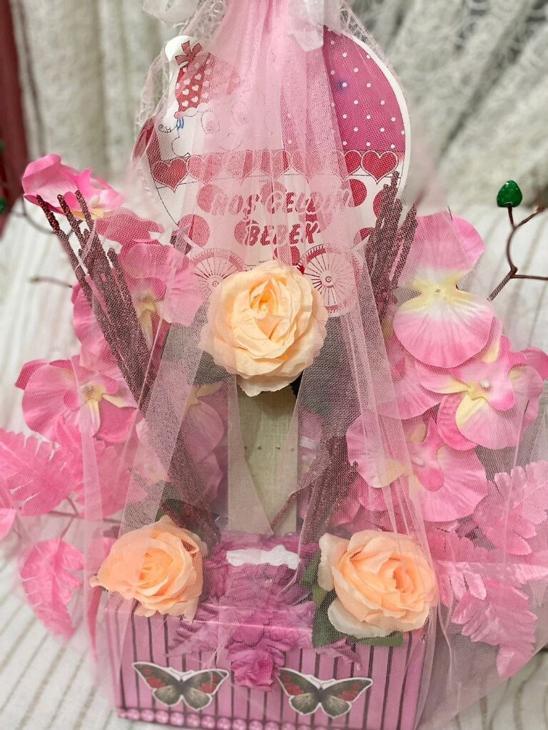 Bebek Doğum Hediyesi Hoş Geldin Bebek Hediye Kız Bebek Pembe Renk - 6